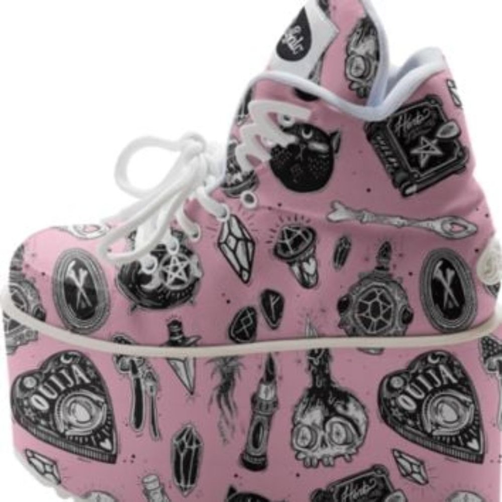 Halloween Gothic/ Killstar Like Platform Witch Shoes by llol3